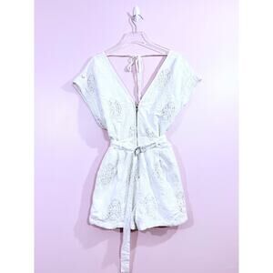 I.R.O. Falwen Crochet Trim Romper Size 36